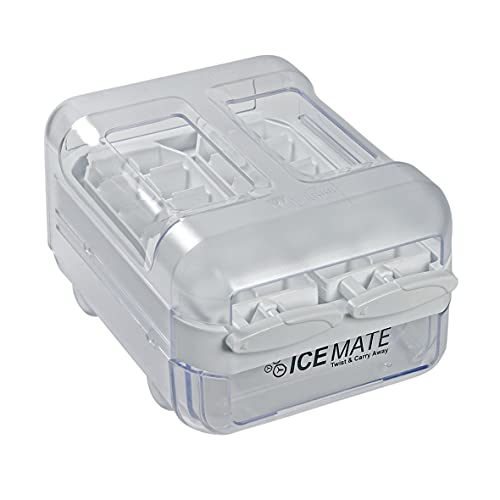 WPRO Machine à glaçons ICM101 + Grand Capacité + Famille + Vacances + Glacés Crispés + 101 Coupes + Glace Prêt en 1 Minu